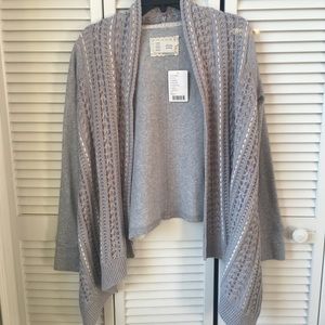 Anthropologie Gray Sweater
